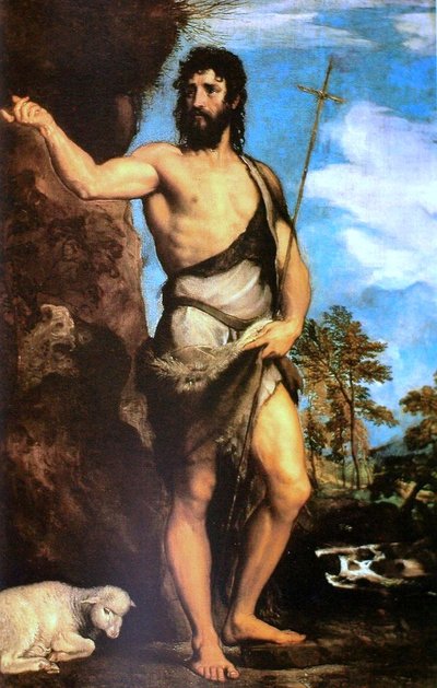 St. John the Baptist by Tiziano Vecelli